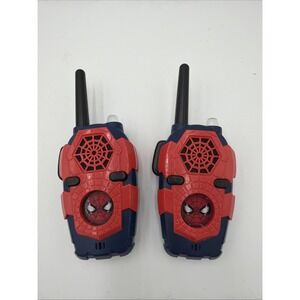Ekids Marvel Spider Man Walkie-Talkies SM-212 , Tested & Works (No Batteries)
